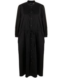 Polo Ralph Lauren - Drawstring Long-sleeved Shirt Dress - Lyst