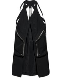 Rick Owens - Temple Zip-Up Vest - Lyst