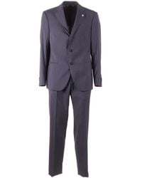 Luigi Bianchi - Pinstripe-Pattern Single-Breasted Suit - Lyst