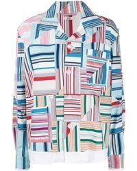 Bode - Camisa oxford con diseño patchwork - Lyst