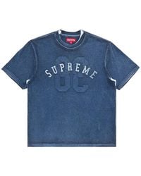 Supreme - T-Shirt Overprint À Manches Courtes - Lyst
