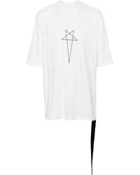 Rick Owens - T-shirt Jumbo in cotone organico - Lyst
