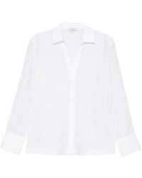 Peserico - V-Neck Shirt - Lyst