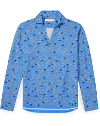 Orlebar Brown - T-Shirt À Col V Et Col Polo - Lyst
