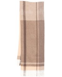 N.Peal Cashmere - Checked Cashmere Scarf - Lyst