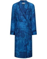 Pierre Louis Mascia - All-Over Print Shawl-Collar Coat - Lyst