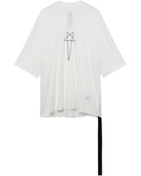 Rick Owens - T-shirt en coton à imprimé graphique - Lyst