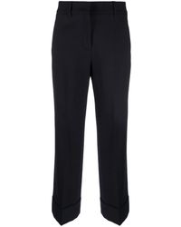 Incotex - Pressed-crease Cotton-blend Tailored Trousers - Lyst