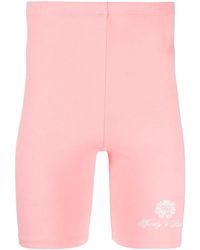 Sporty & Rich - Logo-Print Cycling Shorts - Lyst