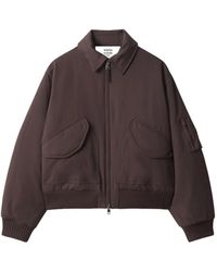 Maison Kitsuné - Veste Bomber À Fermeture Zippée - Lyst