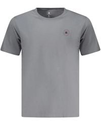 Converse - Logo-Patch T-Shirt - Lyst