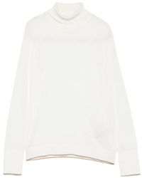 Eleventy - Roll-Neck Wool Sweater - Lyst