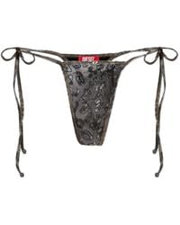 DIESEL - Demy-Utlt Patterned Tie Bikini Bottoms - Lyst