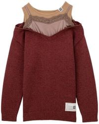 Maison Mihara Yasuhiro - Pull À Design Superposé - Lyst