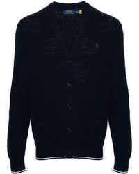 Polo Ralph Lauren - Polo Pony-Embroidery Cardigan - Lyst