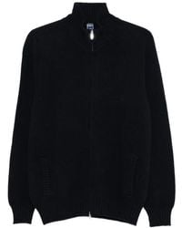 Fedeli - Cardigan Zippé En Maille Texturée - Lyst