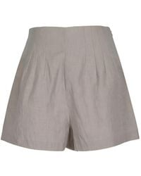STAUD - Pleated Shorts - Lyst