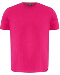 DSquared² - Logo-Print Crew-Neck T-Shirt - Lyst