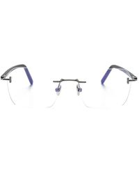 Tom Ford - Rectangular Rimless Glasses - Lyst