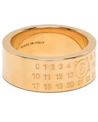 MM6 by Maison Martin Margiela - Numbers-Engraved Ring - Lyst