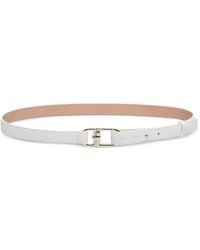 Giorgio Armani - Pebbled-Leather Buckle Belt - Lyst