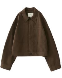 Studio Nicholson - Piper Patch Pockets Cropped Jacket - Lyst