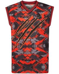 Philipp Plein - Canotta Con Stampa Camouflage - Lyst