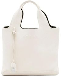 Hogan - Double Top-Handle Leather Tote Bag - Lyst
