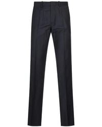 Agnona - Pressed-Crease Tailored Trousers - Lyst