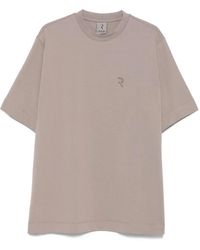 Rhun - Logo-Embroidered Cotton T-Shirt - Lyst