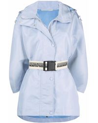 Stella McCartney - Belted Hooded Jacket - Lyst