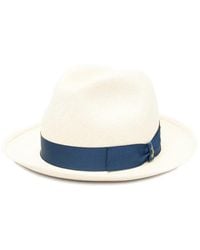 Borsalino - Federico Rafia Hat - Lyst
