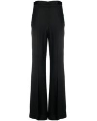 Twinset - Satin-Finish Wide-Leg Trousers - Lyst