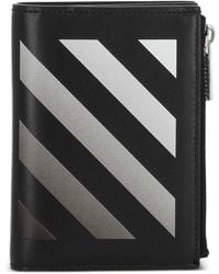 Off-White c/o Virgil Abloh - Diag-Stripe-Print Wallet - Lyst