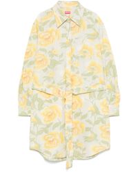 KENZO - Peonies ミニドレス - Lyst