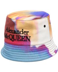 Alexander McQueen - Fischerhut mit Luminous Flower-Motiv - Lyst