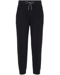 Brunello Cucinelli - Knitted Track Pants - Lyst