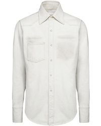 Maison Margiela - Selvedge Denim Shirt - Lyst