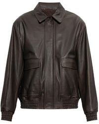 Arma - Bari Zip-Up Leather Jacket - Lyst