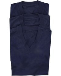 Prada - V-Neck Short-Sleeve T-Shirt - Lyst