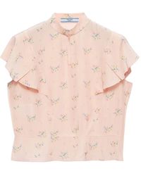 Prada - フローラル シャツ - Lyst