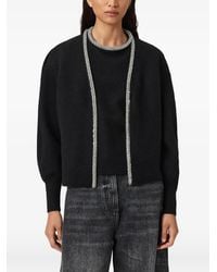 AllSaints - Odell Verfraaid Vest - Lyst