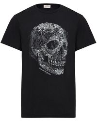 Alexander McQueen - Camiseta con aplique Skull - Lyst