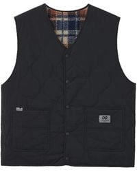 Chocoolate - Quilted Reversible Gilet - Lyst