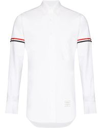 Thom Browne - Grosgrain Armband Oxford Hemd - Lyst