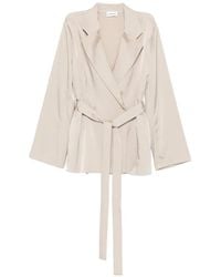 P.A.R.O.S.H. - Chaqueta Con Cinturón - Lyst