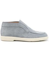 Santoni - Slip-On Suede Boots - Lyst