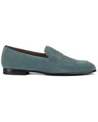 Doucal's - Mocassins En Daim À Entaille Penny - Lyst