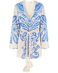 Alexis - Vestido corto de manga acampanada - Lyst