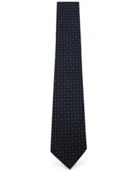 Canali - Geometric-Print Silk Tie - Lyst